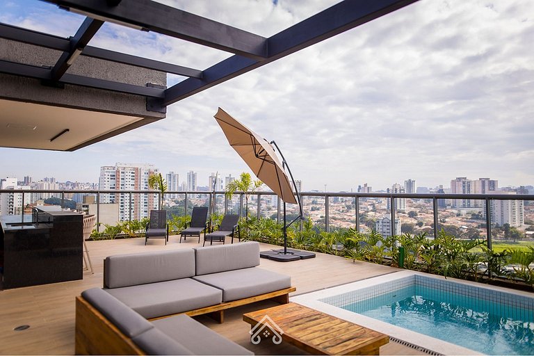 Suíte, Vaga e Rooftop no Melhor do Cambuí | LYVVO