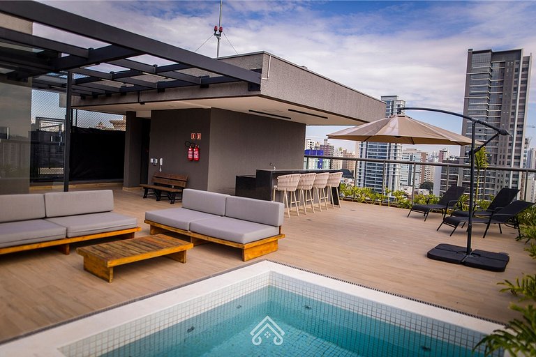 Suíte, Vaga e Rooftop no Melhor do Cambuí | LYVVO